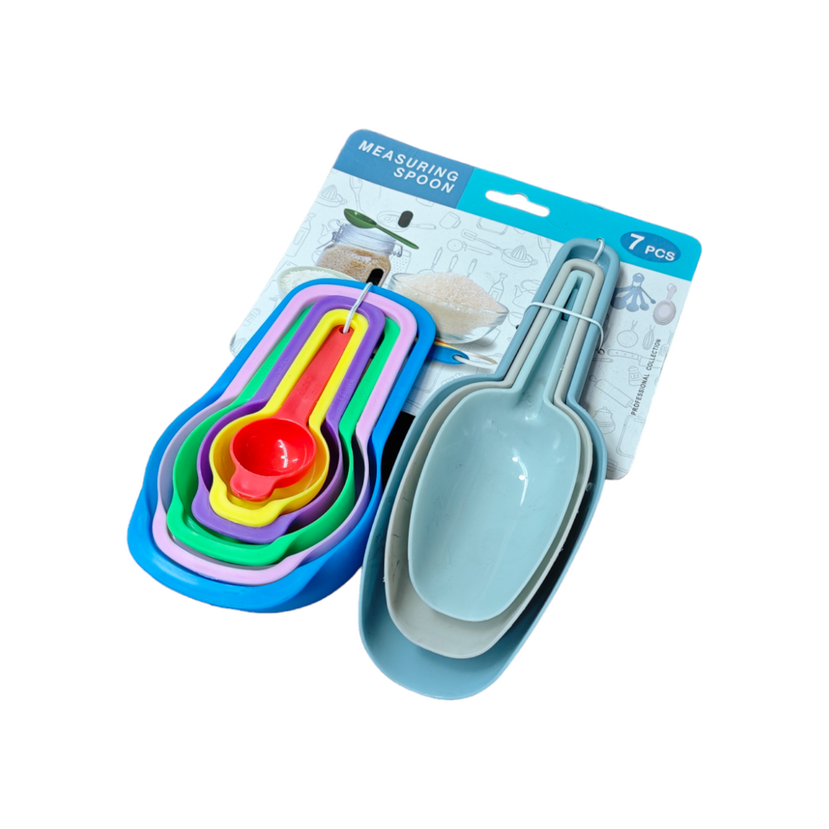 PLASTIC MEASURING CUP & SPOONS X361