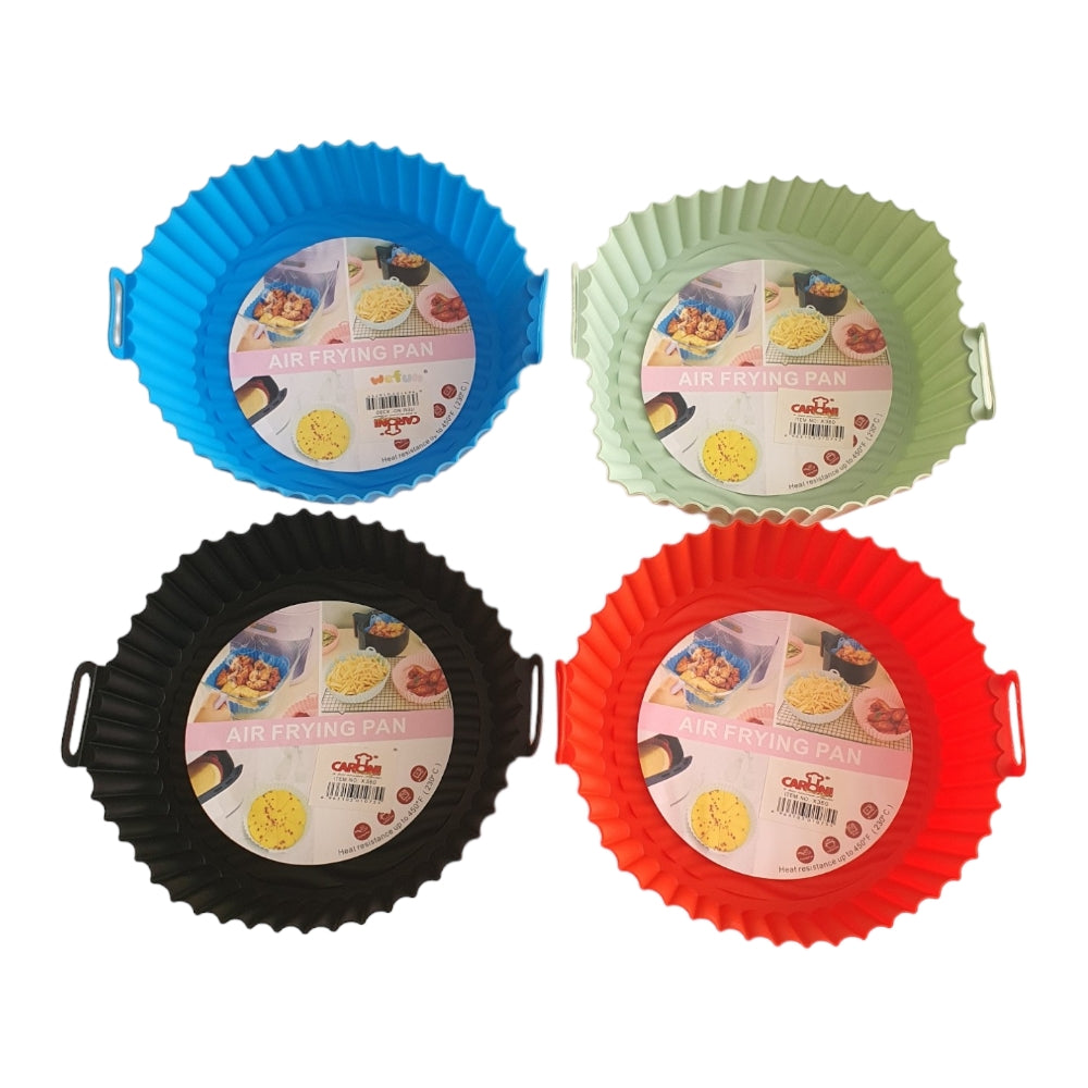 AIR FRYER SILICONE LINER PAD 20CM   X380 - MIX COLOR