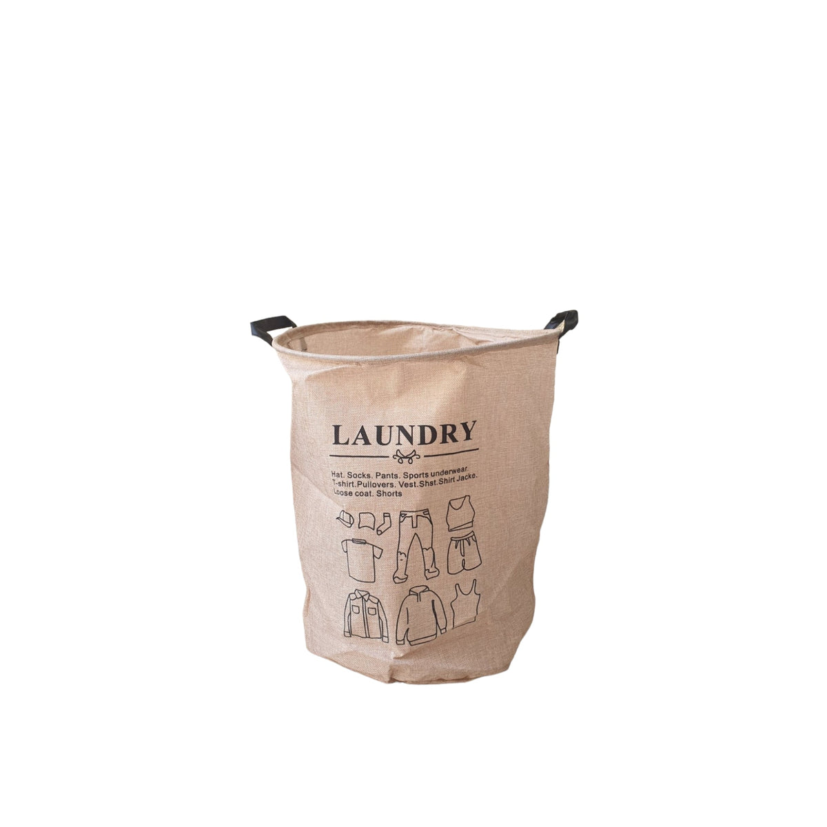 LAUNDRY BAG LINEN BEIGE X418