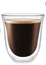 DOUBLE WALL GLASS CUP 200ML  X463