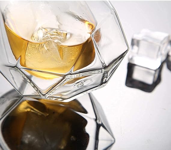 DOUBLE GLASS 200ML HEXAGON CUP  1pc  X467