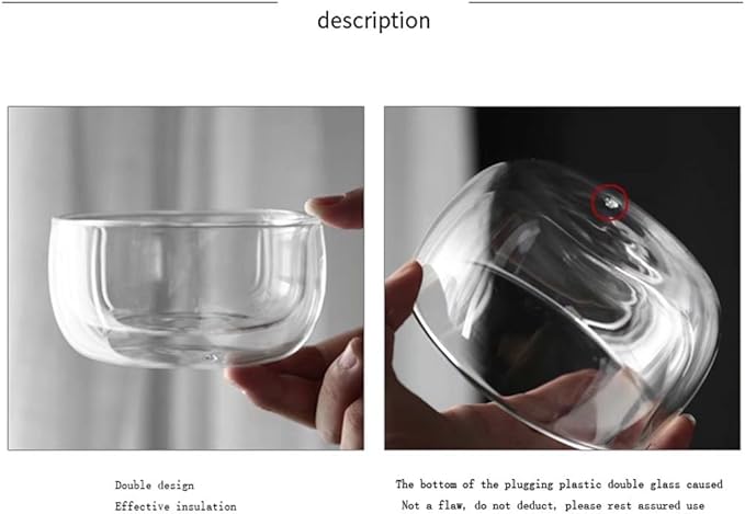 DOUBLE WALL GLASS 350ML BOWL X469