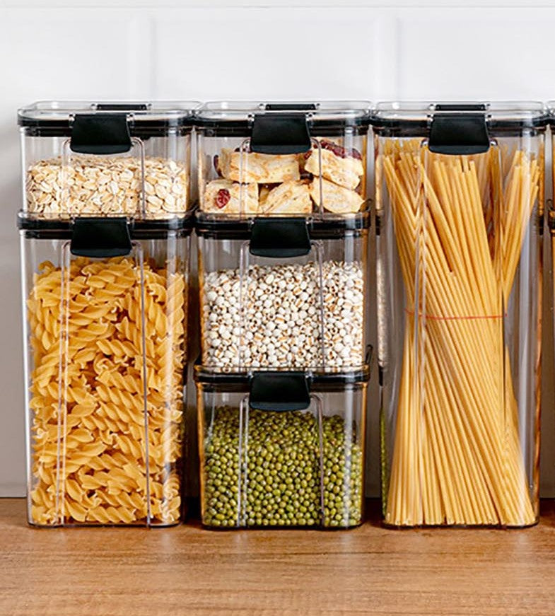 6pcs Flip-Top Sealed Plexi Food Box X507