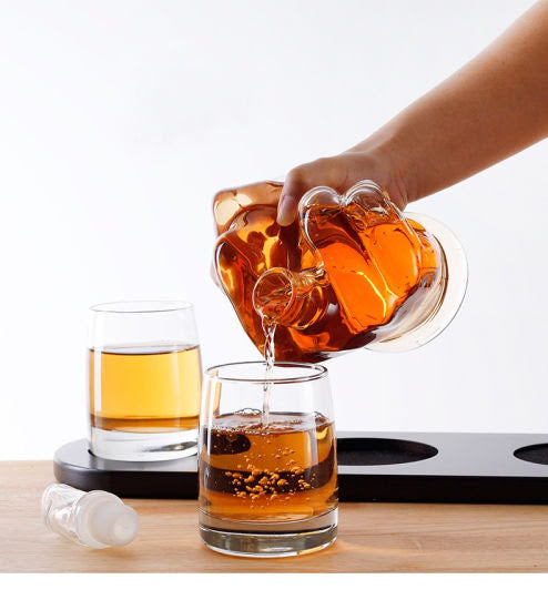 Elegant Whiskey Set X523 Black Wood