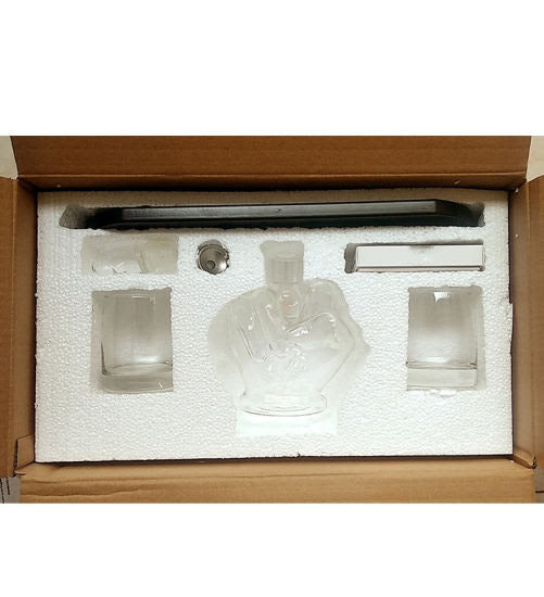 Elegant Whiskey Set X523 Black Wood