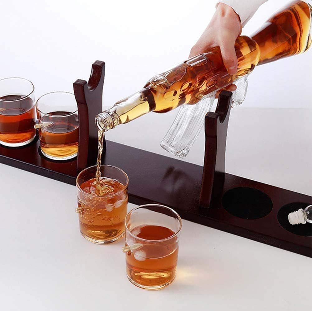 Elegant Whiskey Set X524 Black Wood