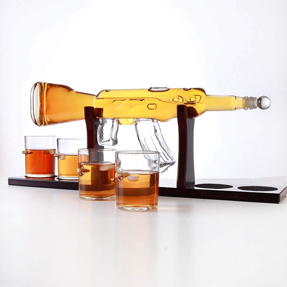 Elegant Whiskey Set X524 Black Wood