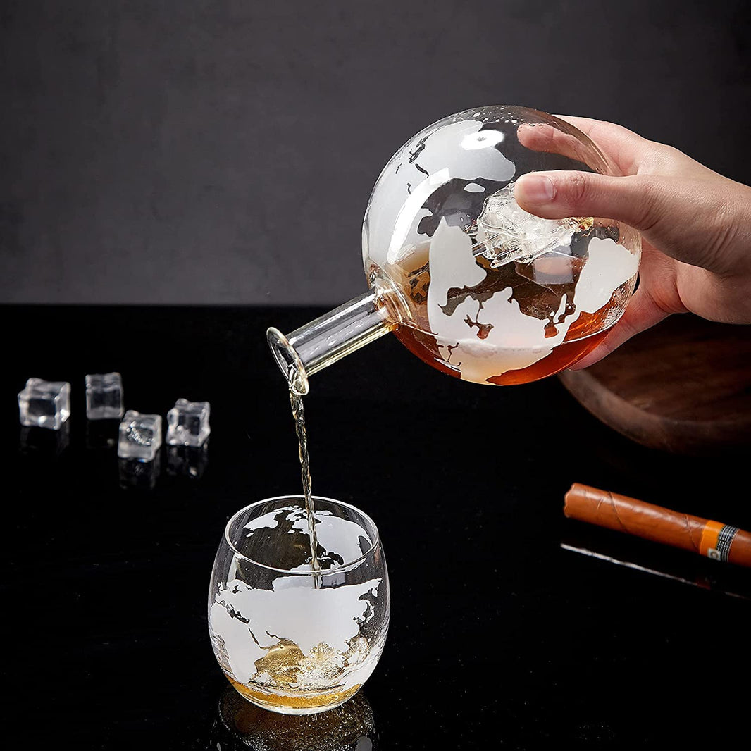 Elegant Whiskey Set  X526 Black Wood