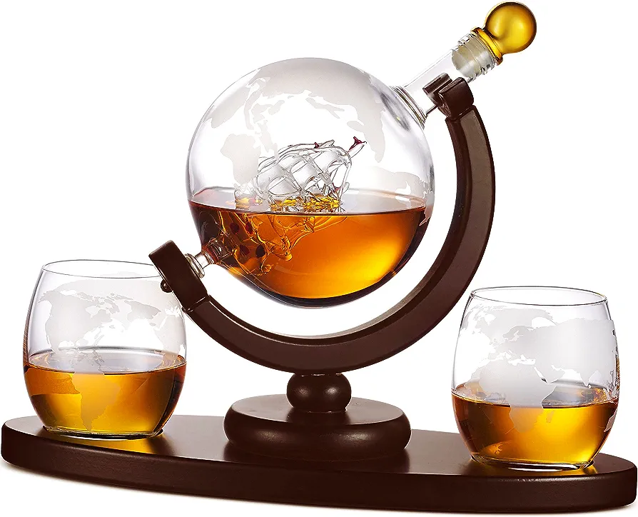 Elegant Whiskey Set  X526 Black Wood