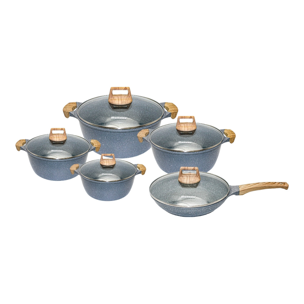 MOMCOC HEAVY GRANITE 5PCS SET  X528/X529