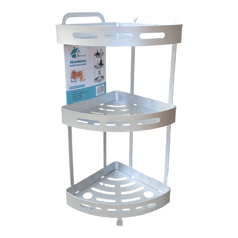 Aluminium 3 Layers Corner Shower Rack No. 6000153  X538