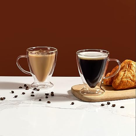 IRISH COFFEE DOUBLE WALL GLASS MUG 350ML   X554