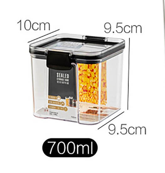 Flip-Top 0.7L Sealed Plexi Food Box X571
