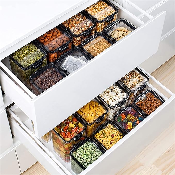 Flip-Top 1.3L Sealed Plexi Food Box X572