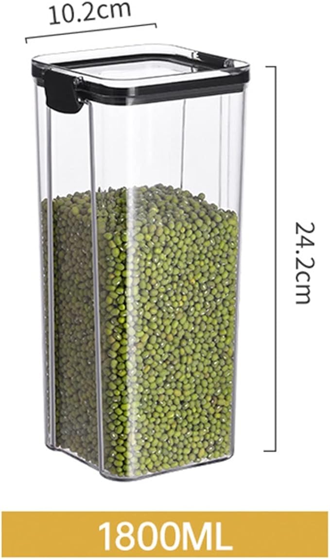 Flip-Top 1.8L Sealed Plexi Food Box X573