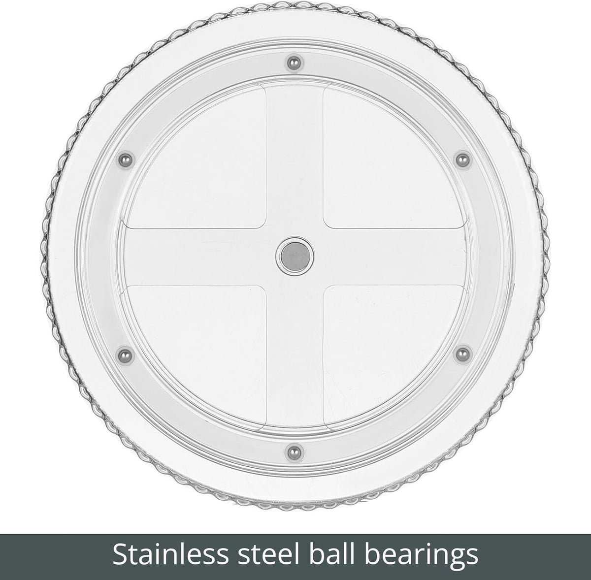 Plexi Rotate Round Turning Tray27CM X659