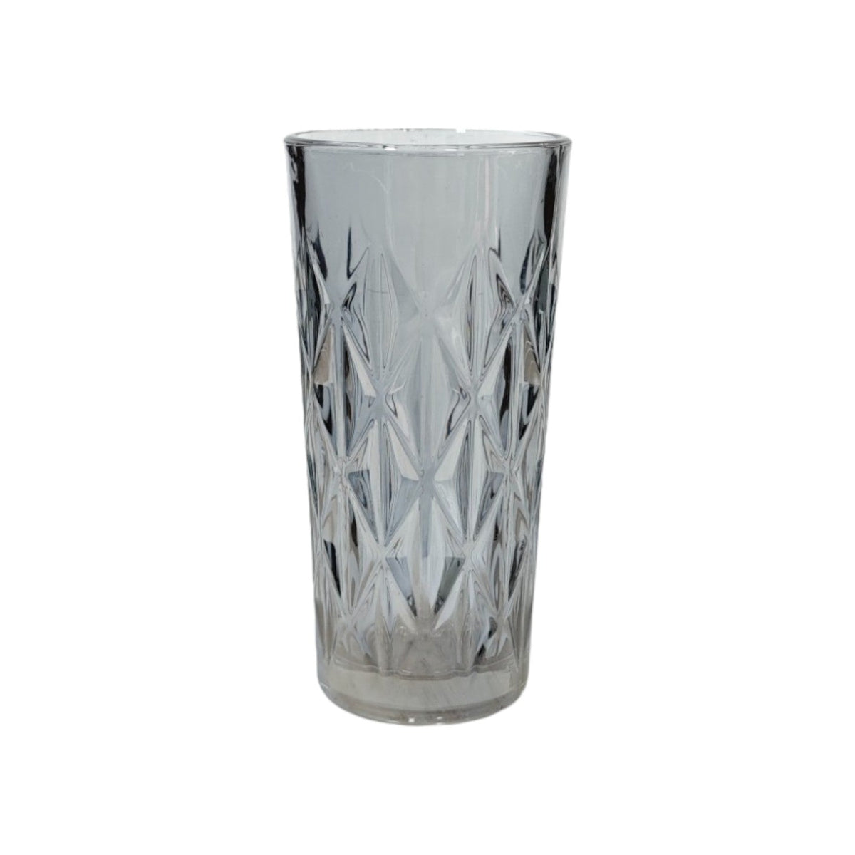 DELI Black Glass Long Cup 330ml 6pcs X690
