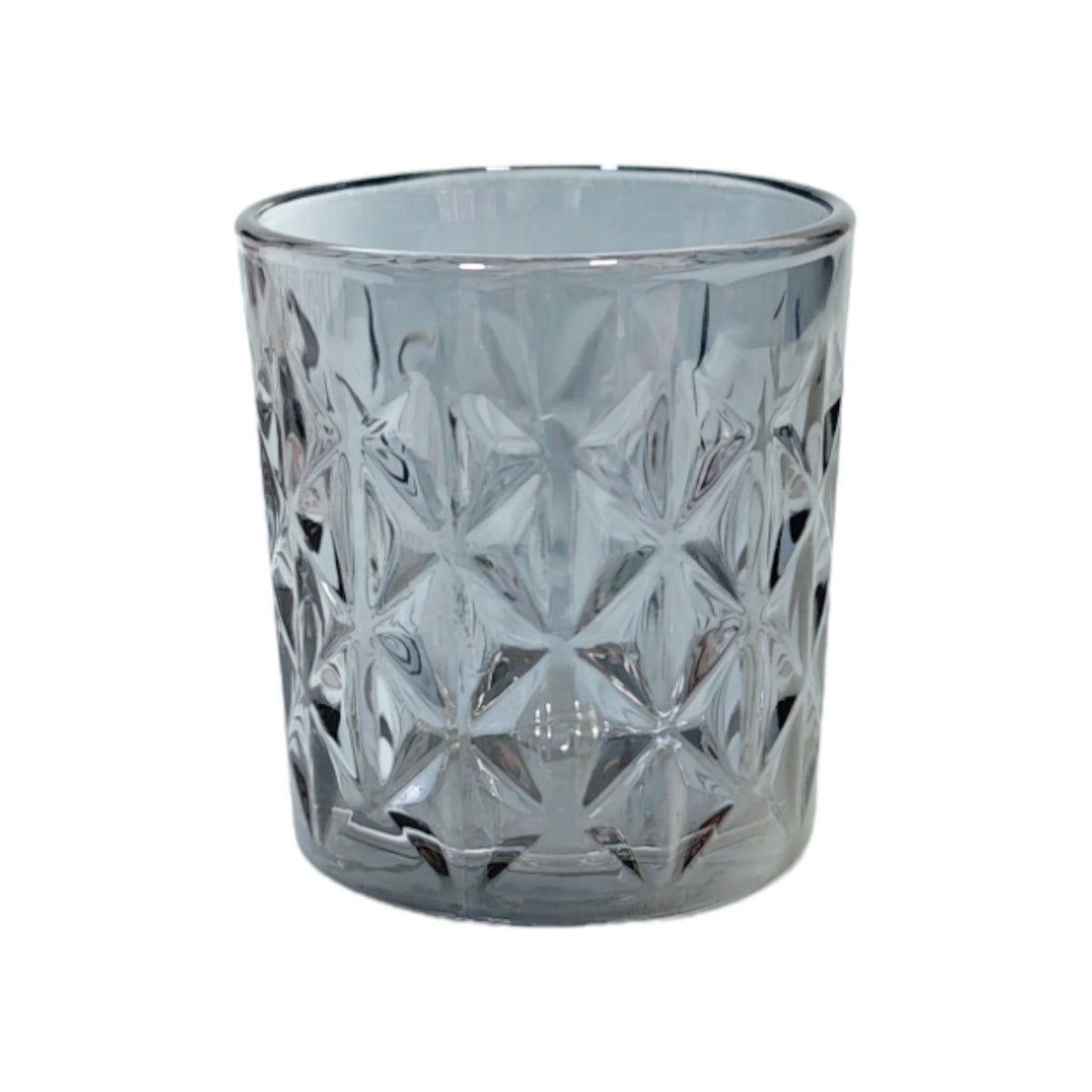 DELI Black Glass Short Cup 340ml 6pcs X691