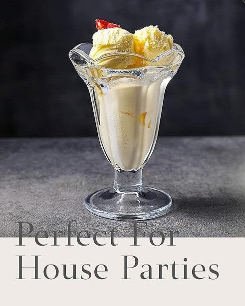 Clear Glass Ice Cream Bowl 6pcs X693
