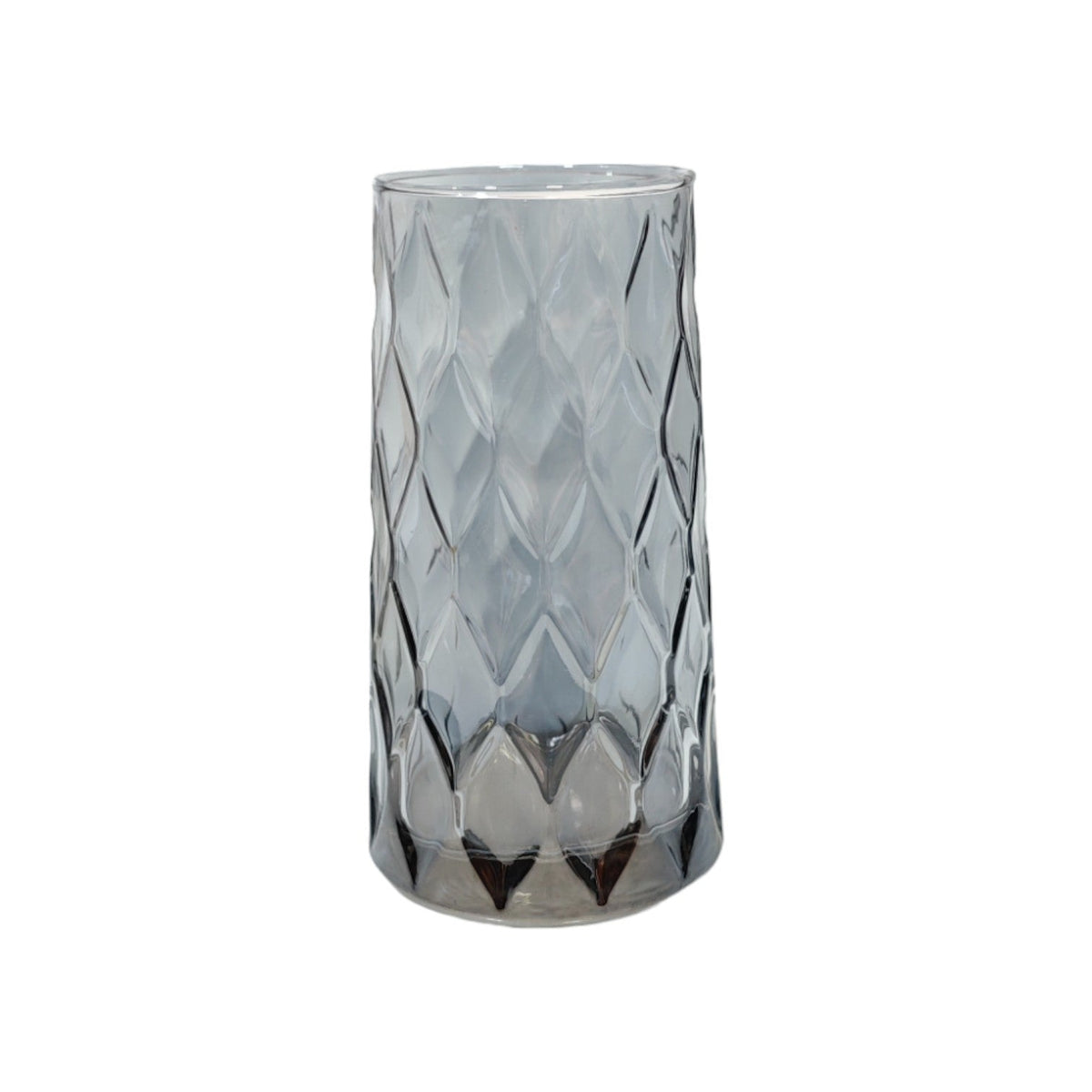 DELI Black Glass Long Cup 520ml 6pcs X697