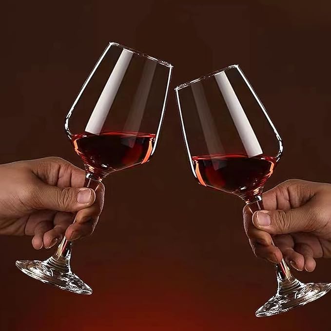 DELI Red Wine Glass Cup 435ml 6pcs  X699