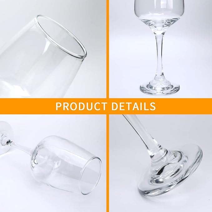 DELI Red Wine Glass Cup 435ml 6pcs  X699