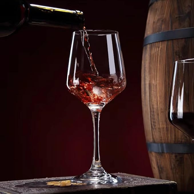 DELI Red Wine Glass Cup 435ml 6pcs  X699