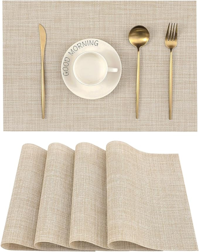 4pcs Rectangular Placemat 45*30cm X710