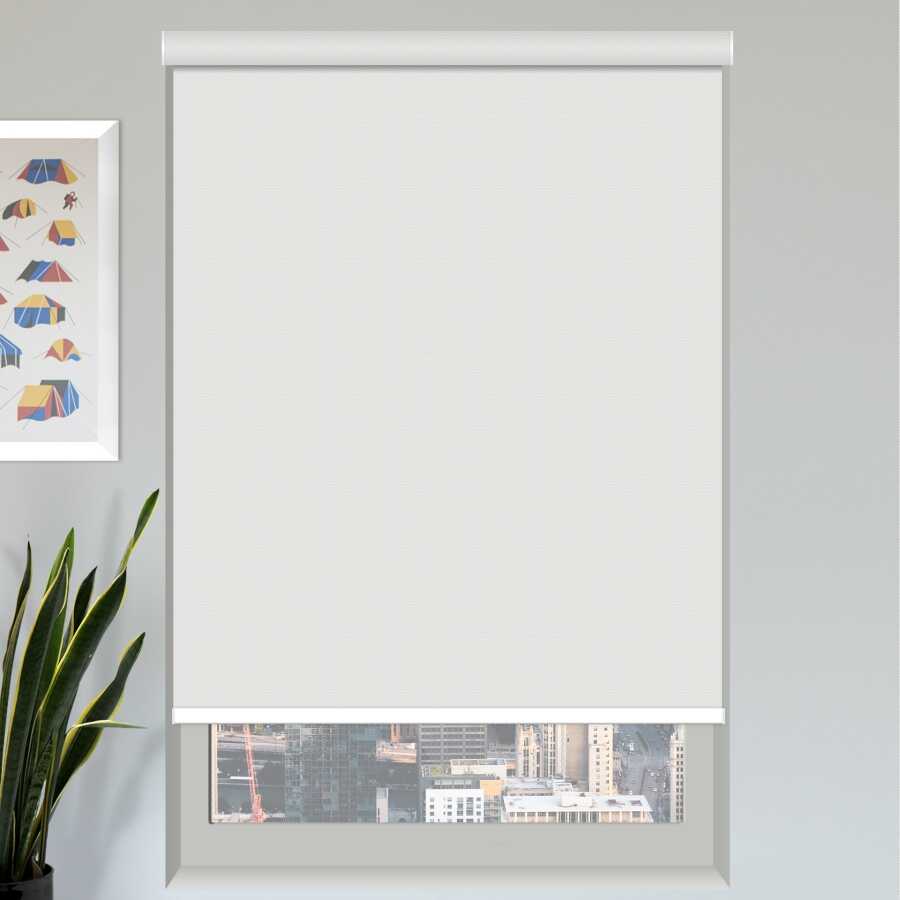 White 120*220CM Blackout Rolling Home Curtain X735