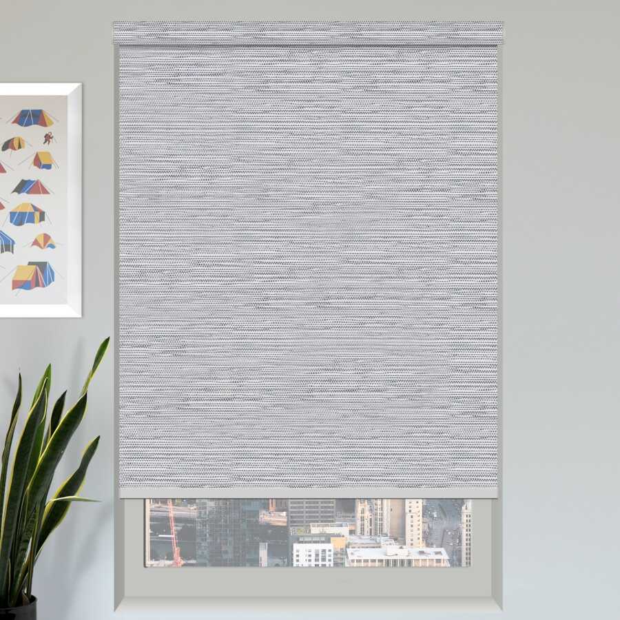 Gray 180*220CM Blackout Rolling Home Curtain X737