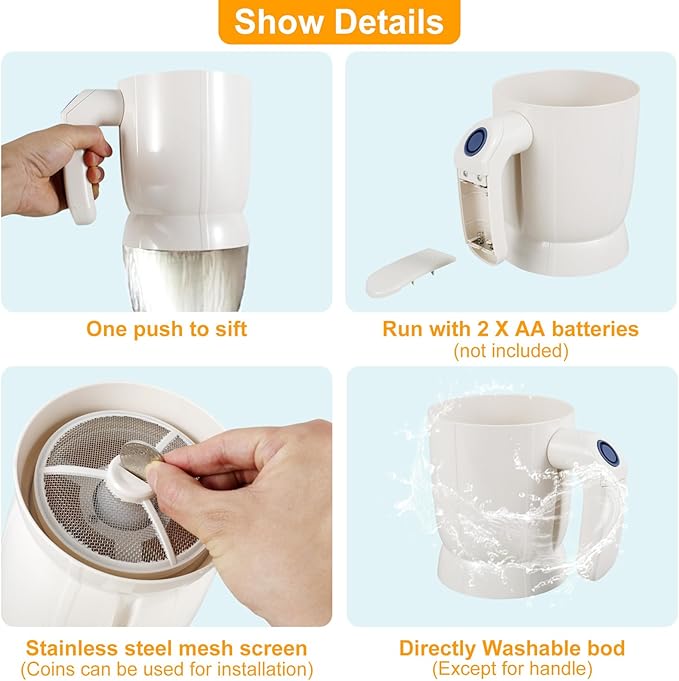 Vibrating Flour Sifter X747