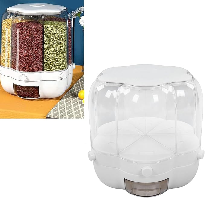 Rotating Rice & Cereal Barrel Box X755