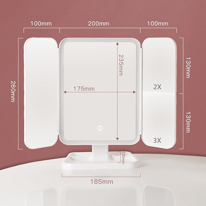 LED Adjustable Makeup Mirror X758