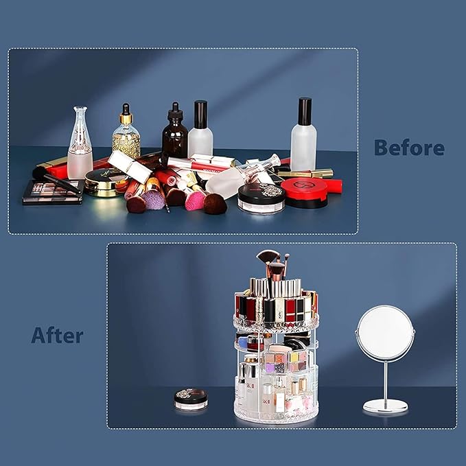 Rotating Plexi Cosmetic Organiser X761
