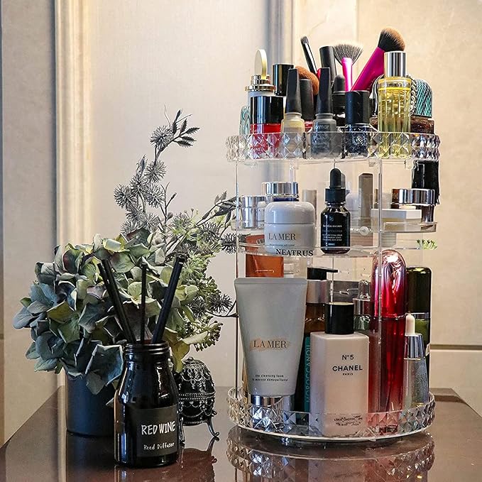 Rotating Plexi Cosmetic Organiser X761