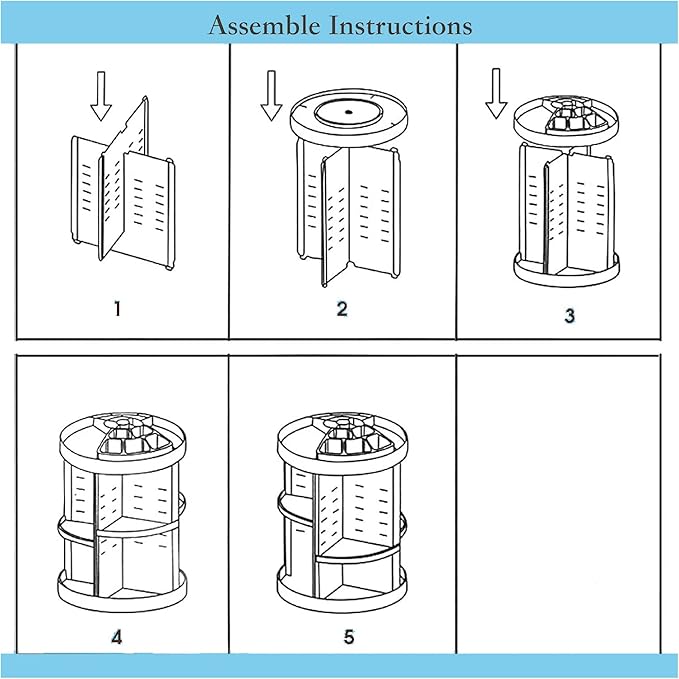 Rotating Plexi Cosmetic Organiser X761