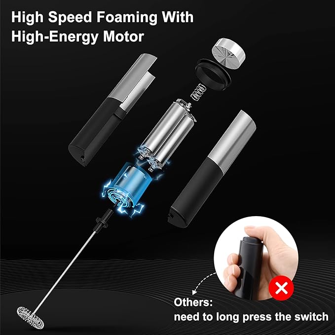 Heavy Duty Battery Milk Coffee Frother Mixer X771
