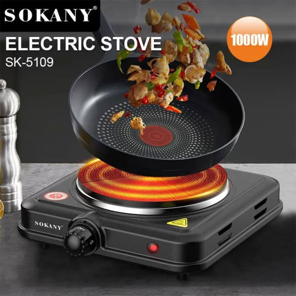 Black Electric Cooker 1000W X776