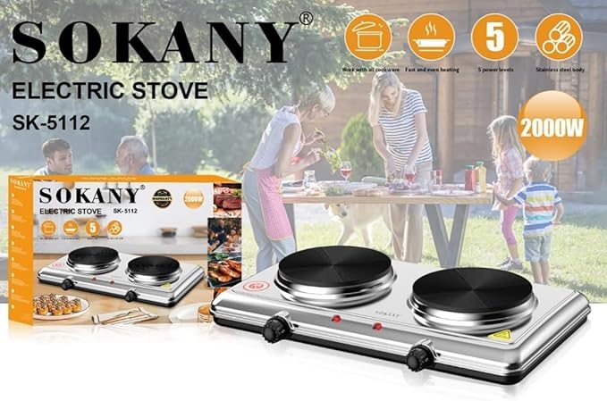 Stainless Double Electric Cooker X778
