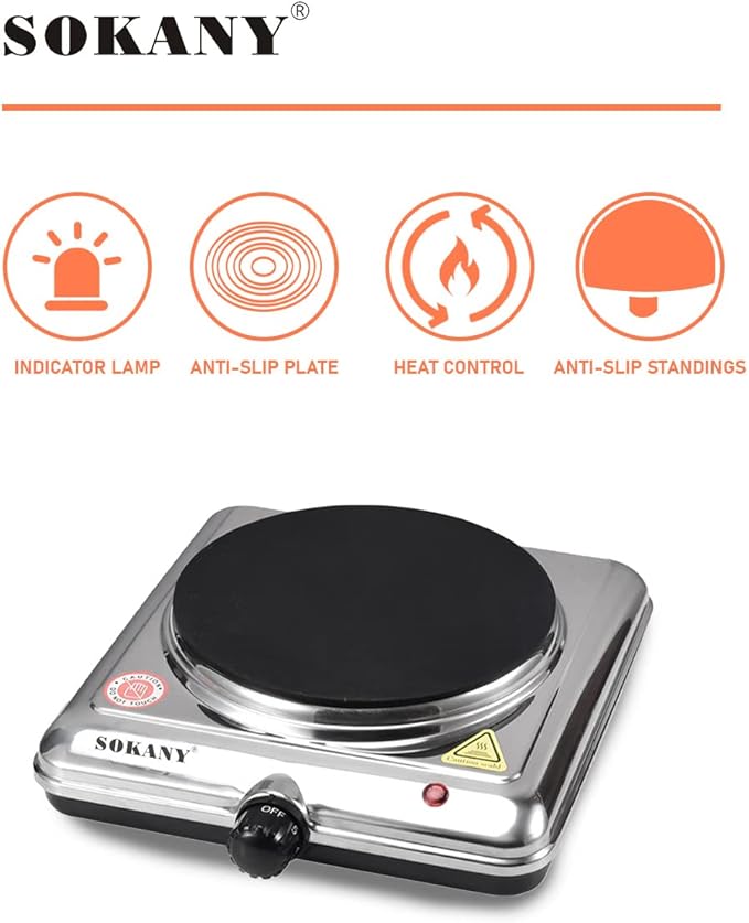 Stainless Electric Cooker 1000W X779