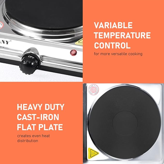 Stainless Electric Cooker 1000W X779