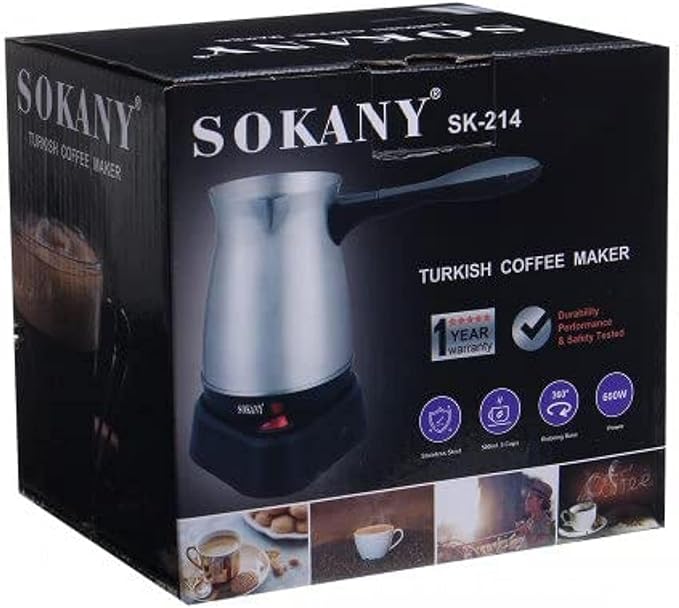 Stainless Electric Turkish Coffee 600w  X781