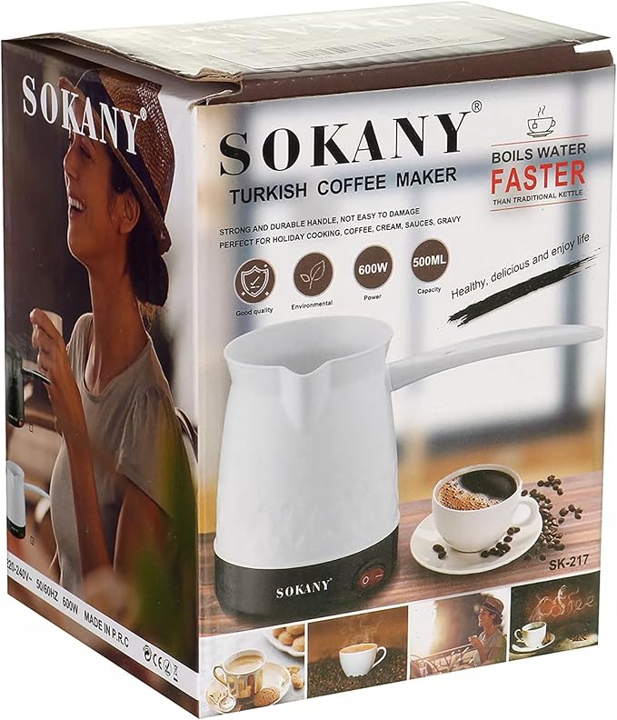 Electric Turkish Coffee Maker 500W  X782 - Random Mix Colors