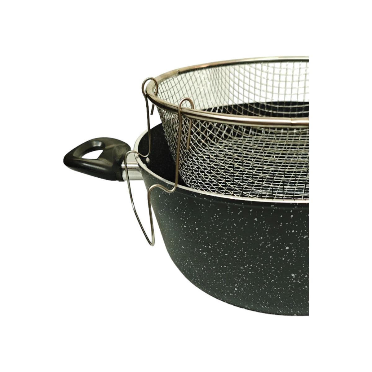 26cm Heavy Granite Potato Fryer X795