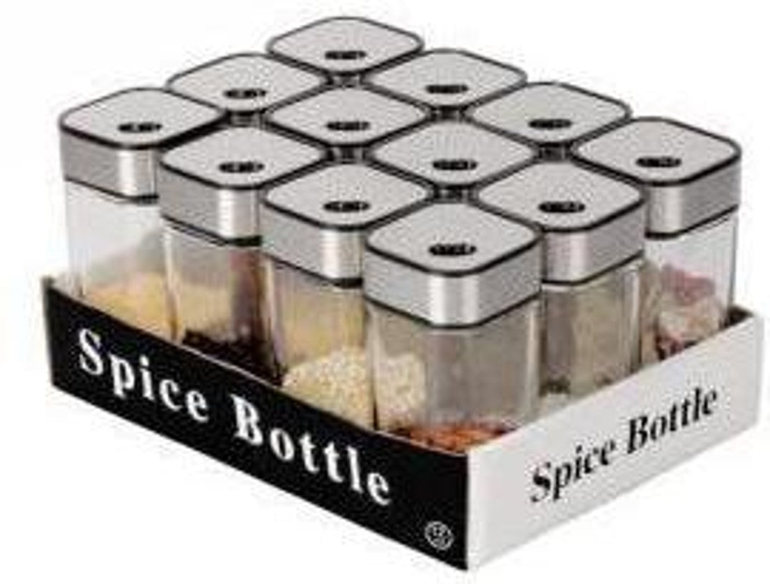 Glass and Stainless Salt Shaker X800 1pc