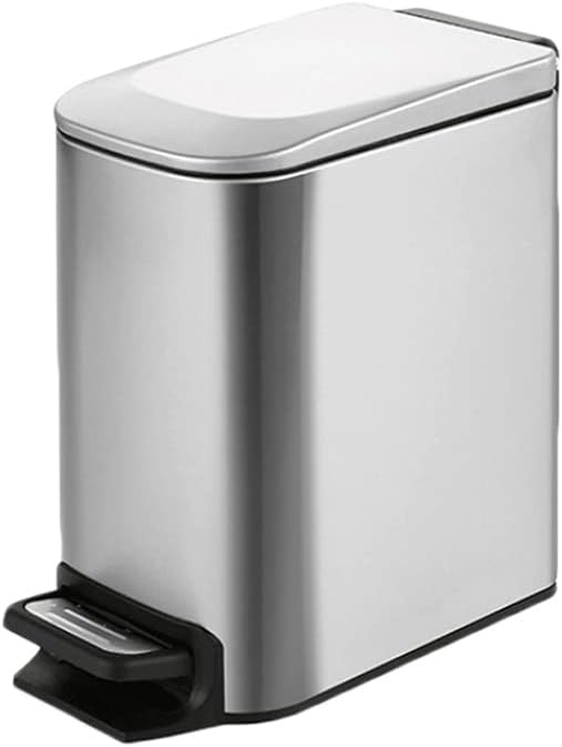 High Quality 6L SS Rect. Pedal Bin X825