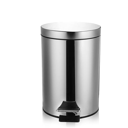 5L Stainless Steel Pedal Bin X827
