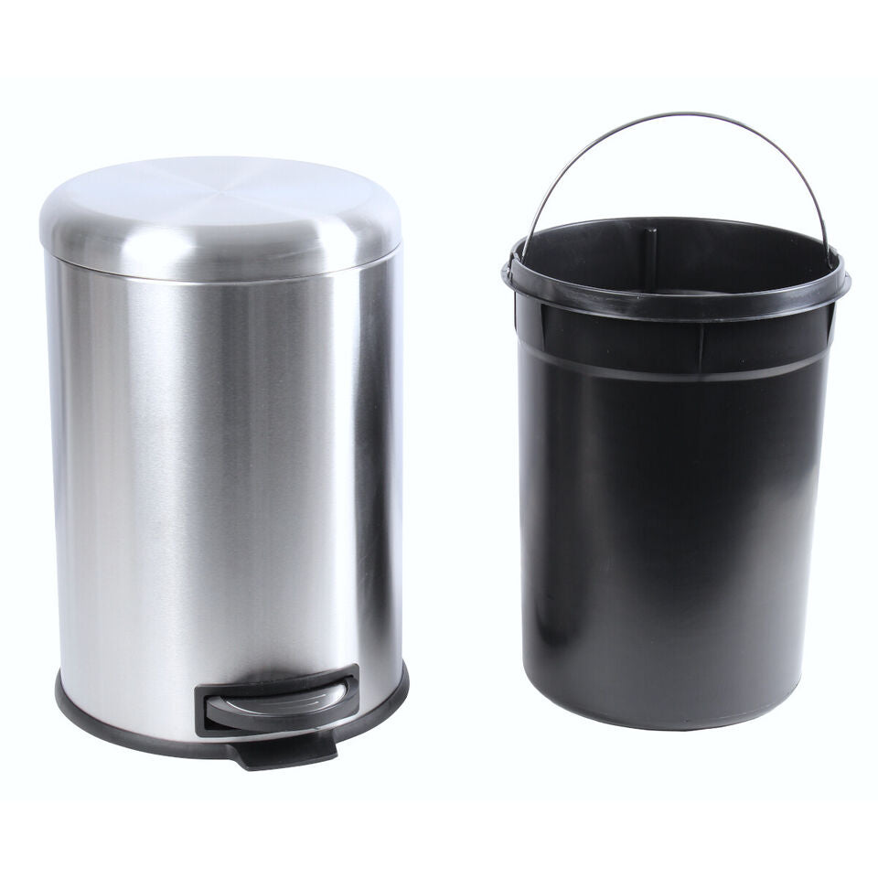 Soft Close Stainless Steel 5L Bin X828