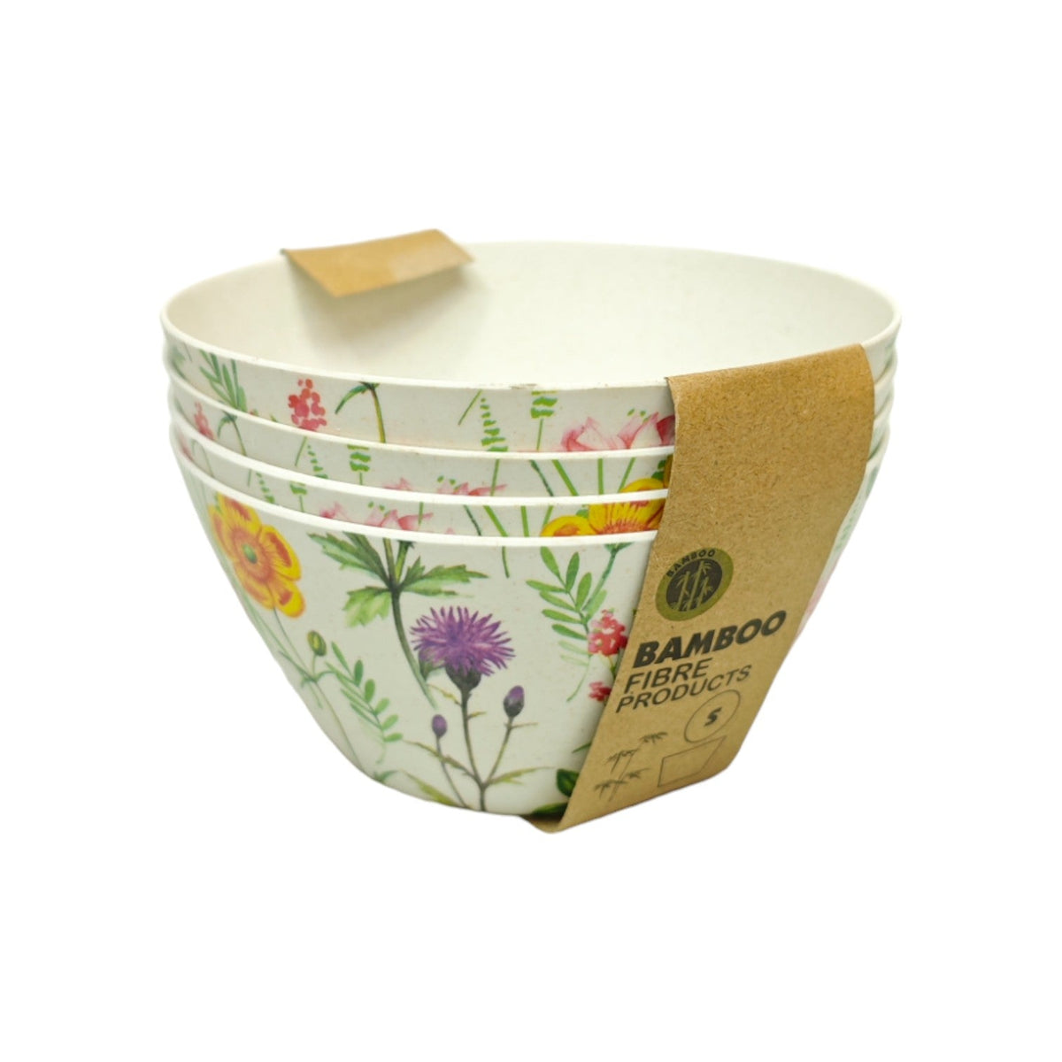 Eco Bamboo Bowl 4pcs X832