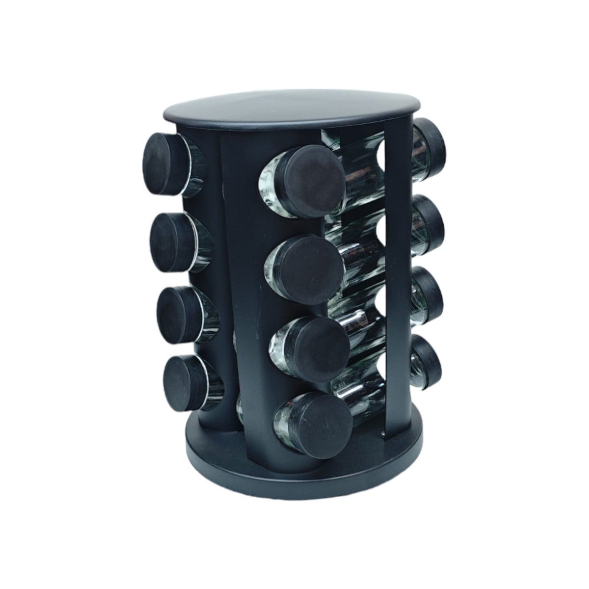 16pcs Black SS Rotating Spice Set X836